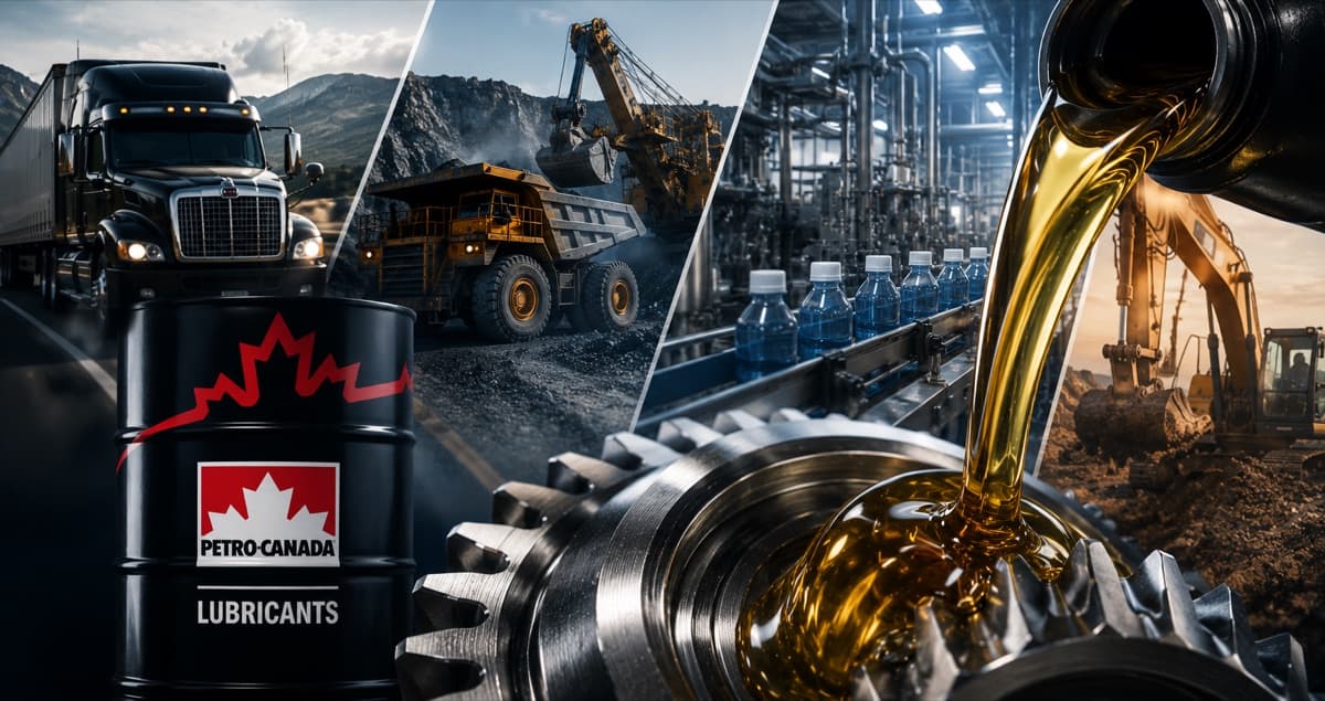 Lubricante Petro-Canada aplicado en engranes y maquinaria industrial crítica