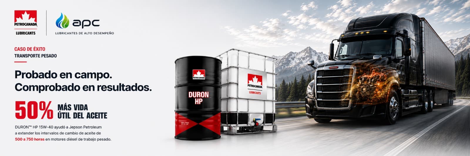 DURON HP 15W-40 — Caso de éxito Jepson Petroleum